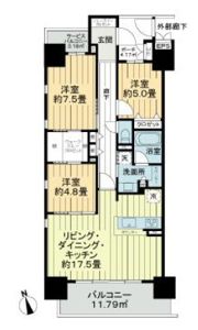 サーパス熊谷星川通りの間取り画像