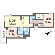 ゼフィールの間取り画像