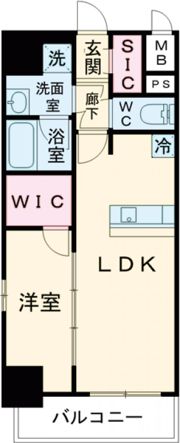 ディアレイシャス浅間町の間取り画像
