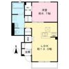 ハニーA棟の間取り画像