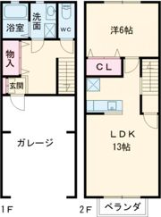 ココモときめき東の間取り画像