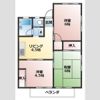 秋山ハイツ3号棟の間取り画像