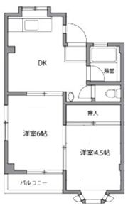 クロノス西八王子の間取り画像