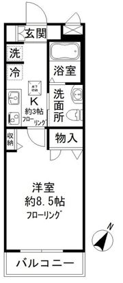 KIRIE MAISON 国立の間取り画像