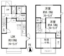 ル・ワゾブル三鷹の間取り画像