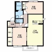 ルーラルグリーン Bの間取り画像