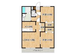ムーンローズの間取り画像