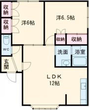 ボヌールAの間取り画像