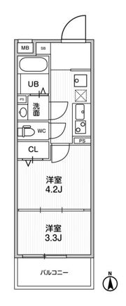 ｱﾙﾃｨｻﾞ葛西の間取り画像