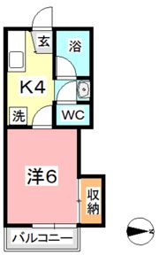 コーポセレッソⅡの間取り画像