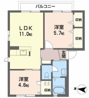 シャーメゾン NODAMAの間取り画像