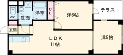 コスモス物語の間取り画像