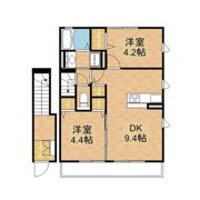 サンパティークBの間取り画像