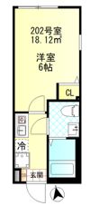 スターリング府中の間取り画像