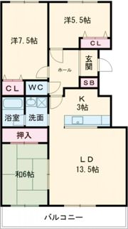 ペルル千歳の間取り画像