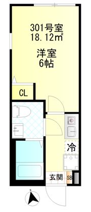 スターリング府中の間取り画像