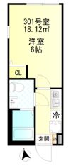 スターリング府中の間取り画像