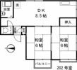 コスモハイツユギの間取り画像