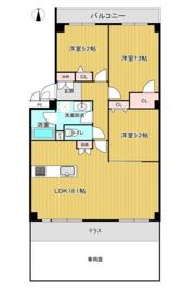 コープ野村第一伊丹B棟の間取り画像