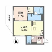 シャーメゾン上野の間取り画像