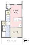 Onestep鷹子の間取り画像