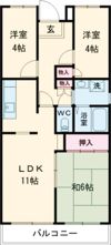 カサベルデ加古川の間取り画像