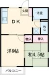 ジュネスの間取り画像