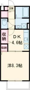 シャンブルの間取り画像