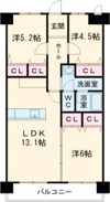 加古川グリーンシティD棟の間取り画像