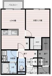 ドールヒルズAの間取り画像