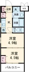 MJC京都EsTRUTHの間取り画像