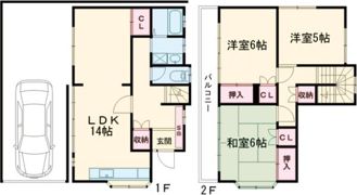 秋川戸建ての間取り画像