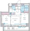 GENOVIA白糸台skygardenの間取り画像