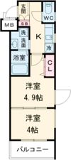 MJC京都EsTRUTHの間取り画像