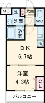 MJC京都EsTRUTHの間取り画像