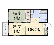 ハイツALEXの間取り画像