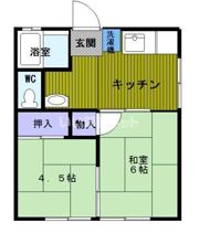 第1すみれハイツの間取り画像