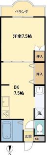 メゾン中央林間Ⅲの間取り画像