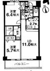 ガーデン有川の間取り画像