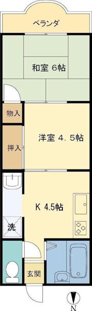 メゾン中央林間Ⅲの間取り画像