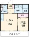 EXハイツ東新町Ⅴの間取り画像