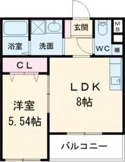 EXハイツ東新町Ⅴの間取り画像