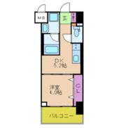エレガントレジデンス中之島の間取り画像