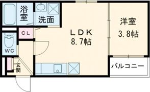 GRAND SUWAの間取り画像