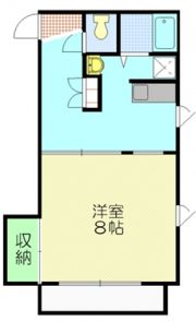 緑館2（角部屋）の間取り画像