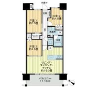 ライオンズ那覇三原マスターズゲートの間取り画像