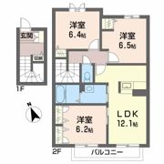 シャーメゾン南田宮の間取り画像