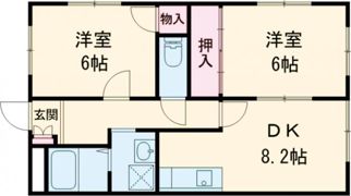 オーベルジュ紫竹山Ⅰの間取り画像