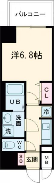 S-RESIDENCE志賀本通dearly(ディアリー)の間取り画像