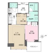 グラングリーン大阪THE NORTH RESIDENCEの間取り画像